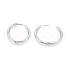 Tarnish Resistant 304 Stainless Steel Huggie Hoop Earrings EJEW-F111B-25mm-P-3