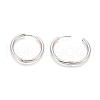 304 Stainless Steel Huggie Hoop Earrings EJEW-F111B-25mm-P-3