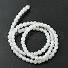 Natural Crackle Agate Beads Strands G-G055-4mm-5-4