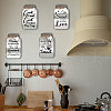 Wooden Pendant Decoration HJEW-WH0074-005-7
