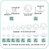   340Pcs 10 Style Plastic Shank Buttons Sets BUTT-PH0001-22-2