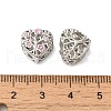 Rack Plating Alloy Enamel European Beads PALLOY-S189-50P-2