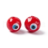 Handmade Evil Eye Lampwork Beads LAMP-F025-03-3