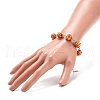 Sport Ball Theme Acrylic Round Beaded Bracelet BJEW-JB08660-02-3