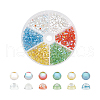   6 Bagds 6 Colors Resin Cabochons MRMJ-PH0002-82-7