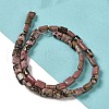 Natural Rhodonite Beads Strands G-G085-A16-01-2