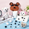 AHADERMAKER 5 Style Plastic Craft Dog Noses DOLL-GA0001-13-4