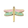 304 Stainless Steel Enamel Charms STAS-L022-488D-G-1