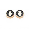 Brass Enamel Beads KK-S364-247B-2