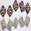 10Pcs 2 Colors Silicone Beads JX765A-1
