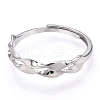 925 Sterling Silver Adjustable Ring Settings STER-T007-06P-4