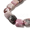 Natural Rhodonite Beads Strands G-C109-A03-01-4
