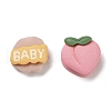 Opaque Resin Decoden Cabochons RESI-E052-02-2
