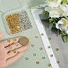 SOFPLATE 160Pcs 2 Colors Tibetan Style Alloy Beads TIBEB-SP0001-19-3