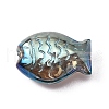 Electroplate Glass Beads EGLA-WH0002-02C-2
