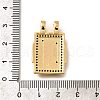 Brass Micro Pave Cubic Zirconia Pendants KK-U055-06C-3