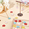SUNNYCLUE 100Pcs 5 Colors Alloy Enamel Pendants ENAM-SC0005-33-4