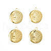 Ion Plating(IP) 201 Stainless Steel Pendants STAS-N098-234LG-2
