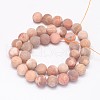 Round Natural Sunstone Beads Strands G-K068-29-10mm-2