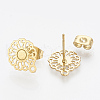 304 Stainless Steel Stud Earring Findings STAS-S079-35A-2