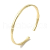 Brass Open Cuff Bangles for Women BJEW-C070-05G-2