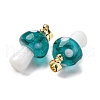 Handmade Lampwork Pendants LAMP-S069-08G-04-2
