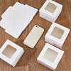 Square Kraft Paper Storage Gift Boxes CON-WH0095-81A-02-3