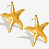 Stylish 304 Stainless Steel Starfish Stud Earrings UL8243-2-2