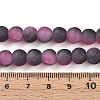 Crackle Glass Beads Strands GLAA-N009-8mm-09-4