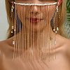 Elegant Imitation Pearl Beaded Iron Tassel Face Body Chains for Women Party and Special Occasion OG3122-1