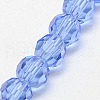 Glass Beads Strands EGLA-J042-8mm-05-3