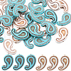 SUNNYCLUE 80Pcs 2 Colors Dyed Synthetic Turquoise Beads G-SC0002-57-1