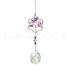 K9 Crystal Glass Big Pendant Decorations HJEW-PW0001-013C-1