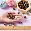 Natural Wooden Beads WOOD-TAC0010-05I-16
