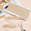 12M Polyester Braided Lace Ribbons OCOR-WH0092-18C-5