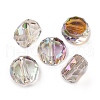 Electroplate Glass Beads EGLA-U003-01A-HR01-1