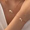 Heart Brass Pendant Necklaces & Charm Bracelets Sets FS-WGFCFF7-26-1