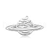 Non-Tarnish 201 Stainless Steel Pendants STAS-S105-LA730-1-1