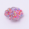Transparent Flatback Resin Cabochons Accessories RESI-WH0009-82-2