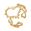 304 Stainless Steel Finger Rings AJEW-Z009-03B-G-1