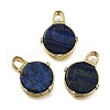 Brass Micro Pave Cubic Zirconia Pendants KK-S523-16G-C-1