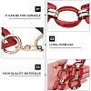 Givenny-EU 2Pcs Oval & Square Acrylic Bag Handle FIND-GN0001-14B-4