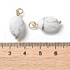Natural Howlite Pendants STAS-C120-05G-3