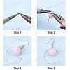 SUNNYCLUE DIY Heart Themed Earring Making Kits DIY-SC0001-42-4
