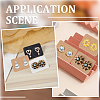 SOFPLATE 300Pcs Paper Jewelry Earring Display Cards with Hanging Hole CDIS-SP0001-05B-5