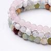 Mixed Gemstone Beaded Stretch Bracelet Sets BJEW-JB02623-2