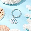 Ocean Theme 304 Stainless Steel Keychains KEYC-JKC01213-05-1