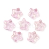 Transparent Spray Painted Glass Beads X1-GLAA-NH0003-01C-1