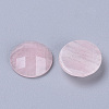 Natural Rose Quartz Cabochons X-G-T062-25-2