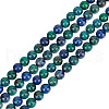 GOMAKERER 2 Strands Natural Chrysocolla and Lapis Lazuli Beads Strands G-GO0001-38A-1